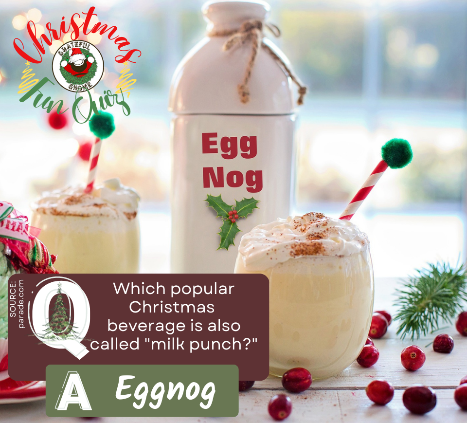 Christmas Fun Quiz Grateful Gnome