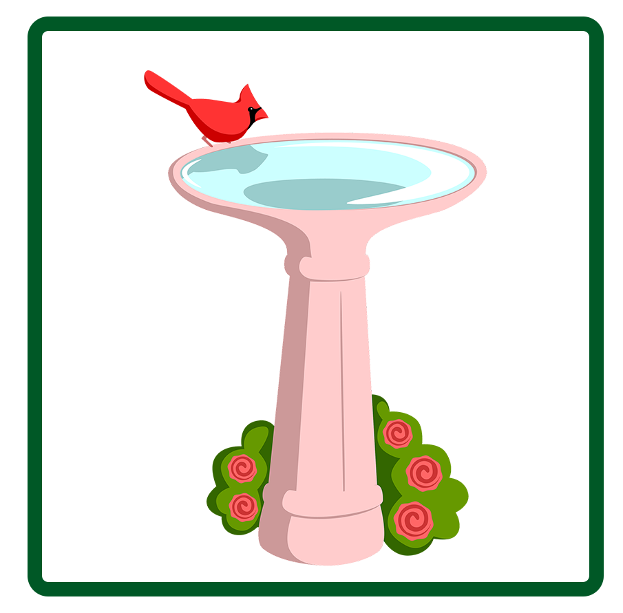 Hand Painted Glass Bird Baths Grateful Gnome