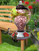 Load image into Gallery viewer, Purple Egg Hummingbird Feeder - 36 floz Lawn &amp; Patio Grateful Gnome