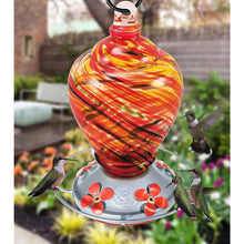Load image into Gallery viewer, Red Tornado Hummingbird Feeder - 30 Fluid Ounce Lawn &amp; Patio Grateful Gnome 
