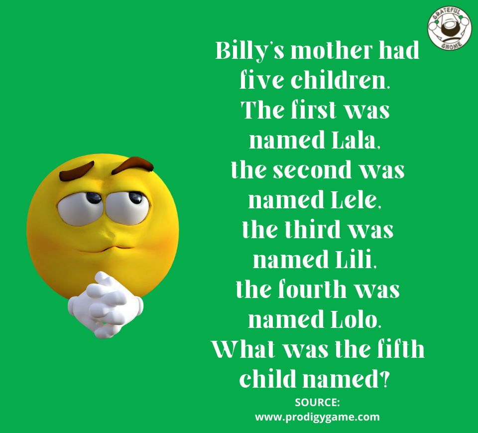 Riddles - Brain Teasers – Grateful Gnome