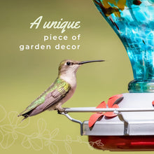 Load image into Gallery viewer, Large Blue Egg Hummingbird Feeder - 36 Fluid Ounces