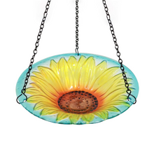 Load image into Gallery viewer, Hanging Sunflower Birdbath