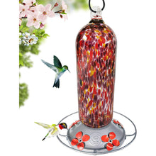 Load image into Gallery viewer, Purple Bell Tower Hummingbird Feeder
