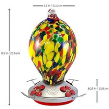 Load image into Gallery viewer, Speckled Egg Hummingbird Feeder - 28oz Lawn &amp; Patio Grateful Gnome